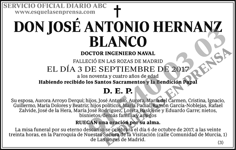 José Antonio Hernanz Blanco
